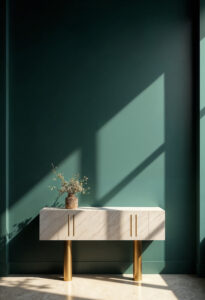 kolory pasujace do zielonych ścian